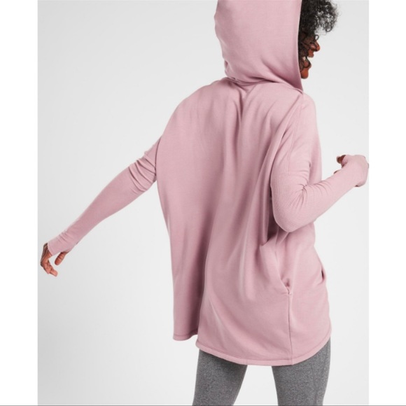 Athleta Women's Cowl Neck Sweater - Soft Pink - Picture 3 of 8